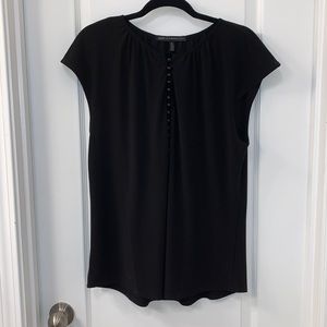 WHBM Black Sleeveless Top